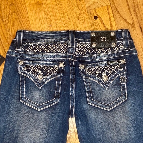 NWT MISS ME LONG BLING SIGNATURE BOOT CUT JEANS - Picture 4 of 8
